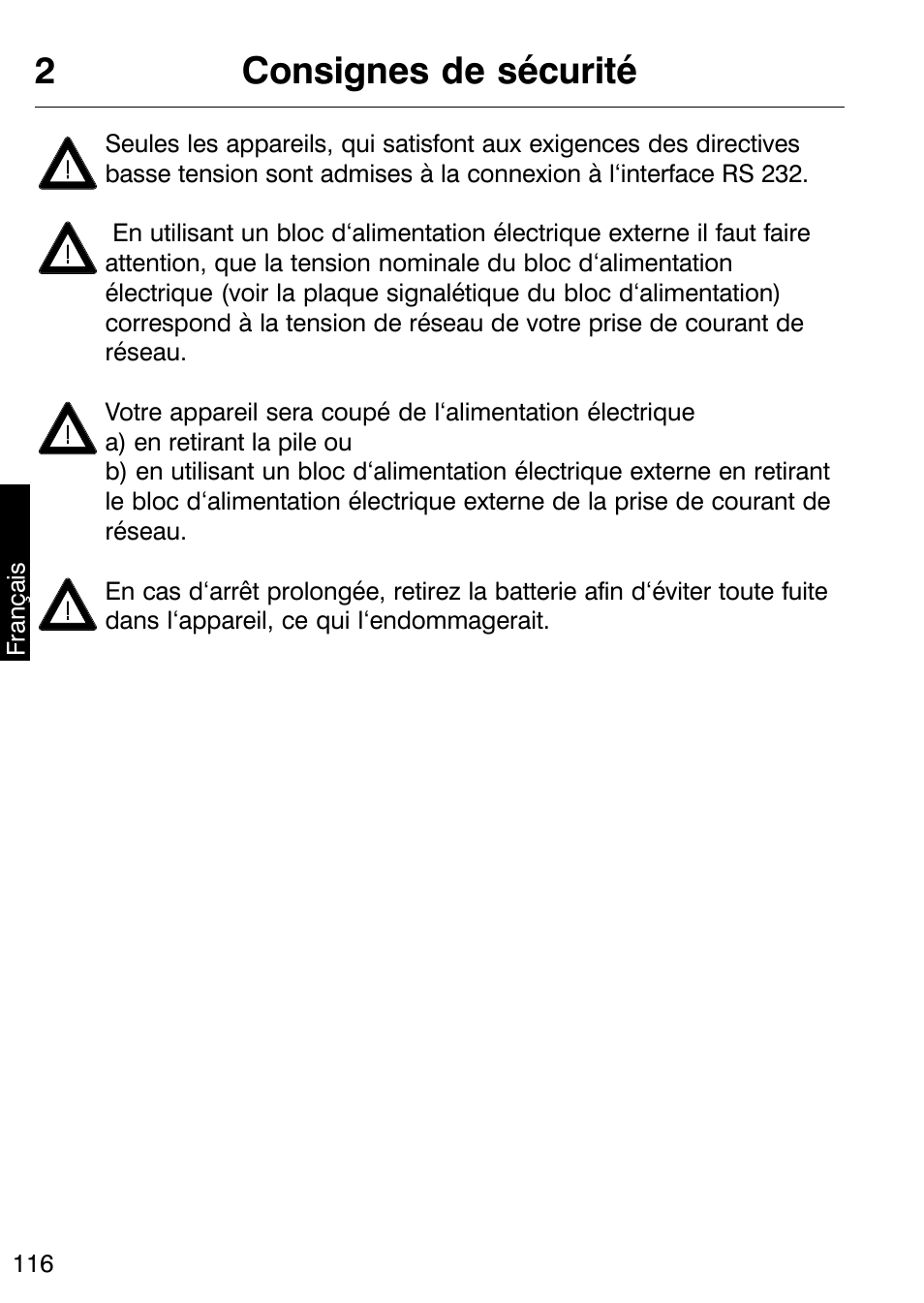 2consignes de sécurité | ALTANA Micro-TRI-Gloss μ User Manual | Page 117 / 174