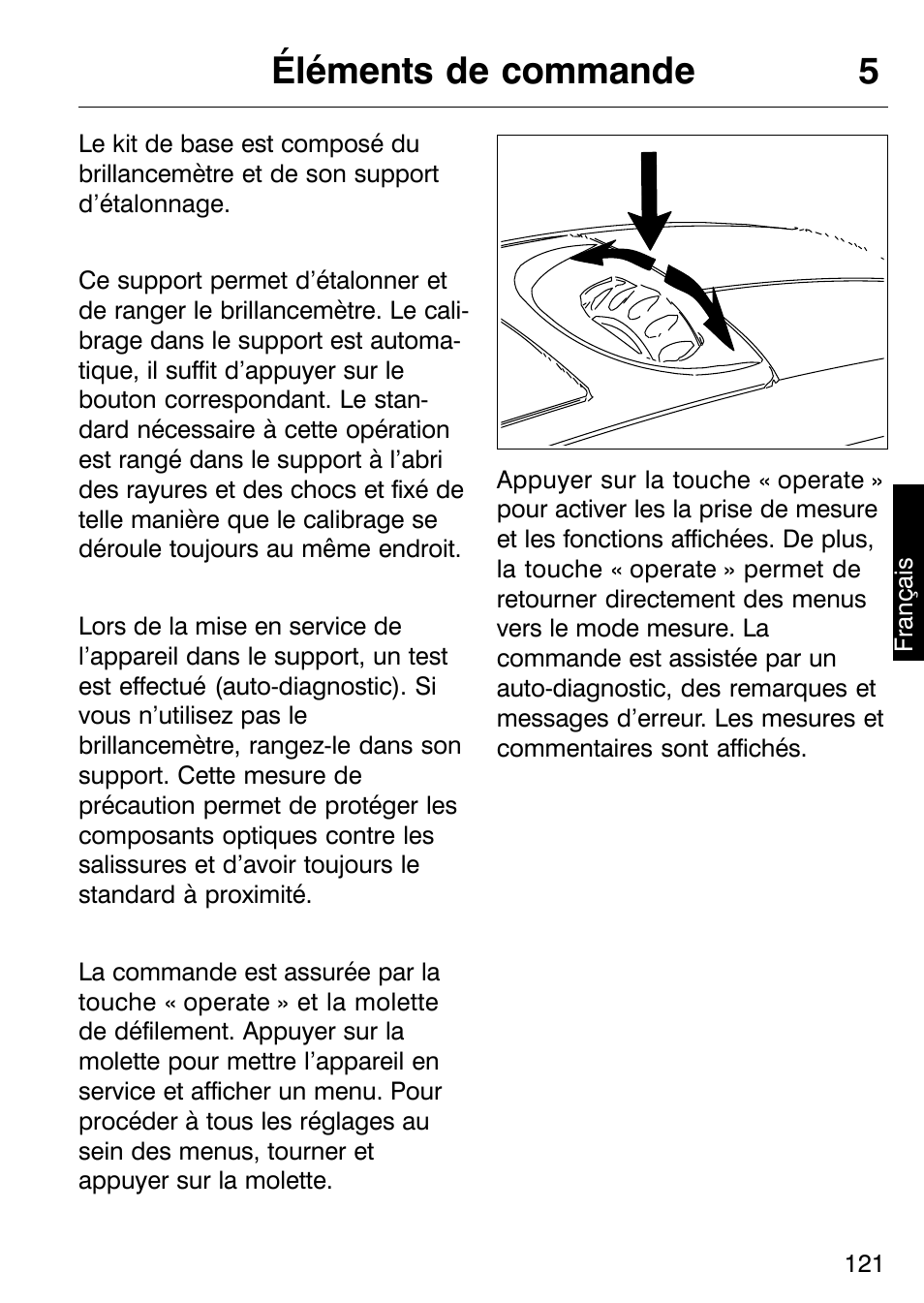 Éléments de commande 5 | ALTANA Micro-TRI-Gloss μ User Manual | Page 122 / 174