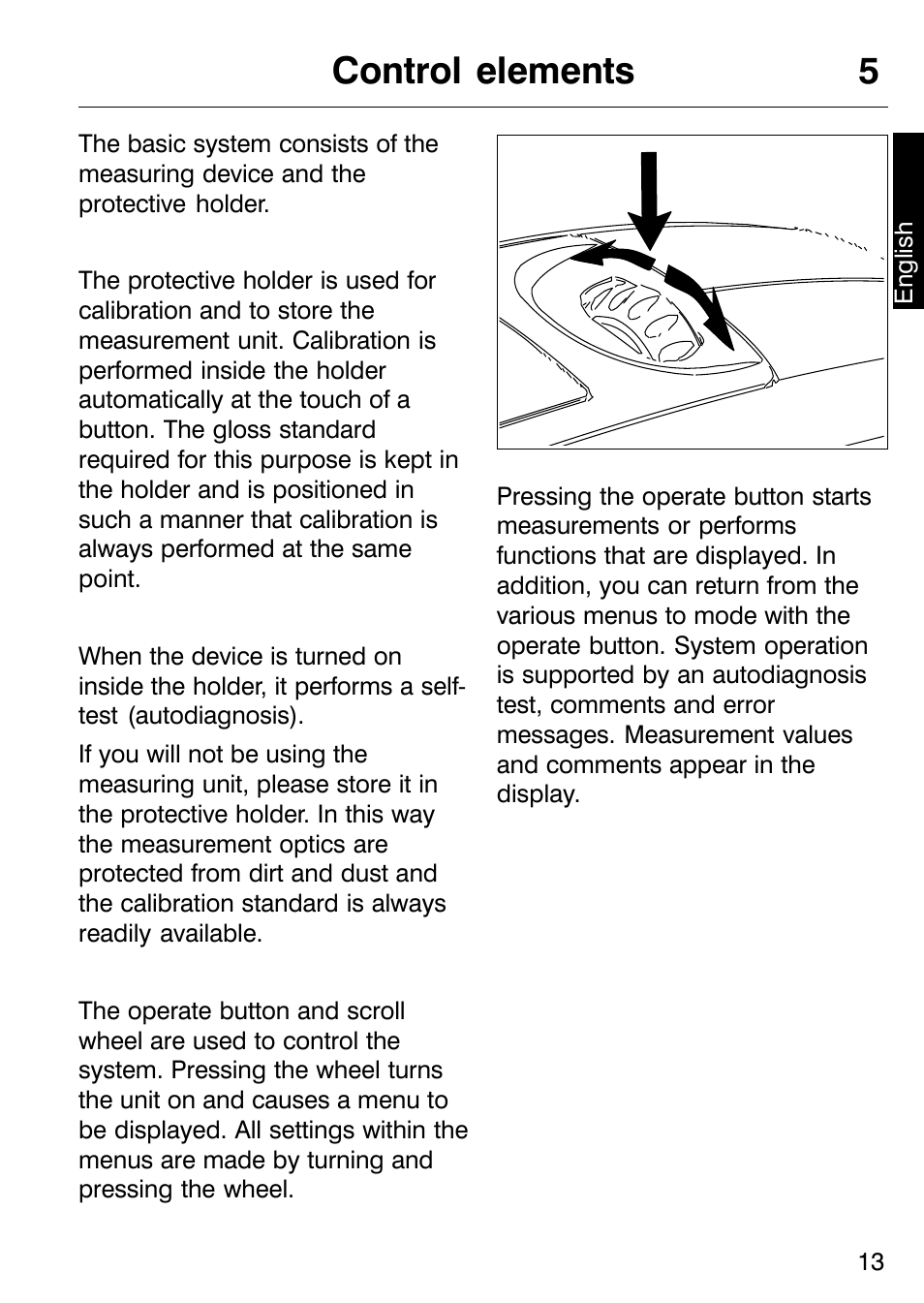 Control elements 5 | ALTANA Micro-TRI-Gloss μ User Manual | Page 14 / 174