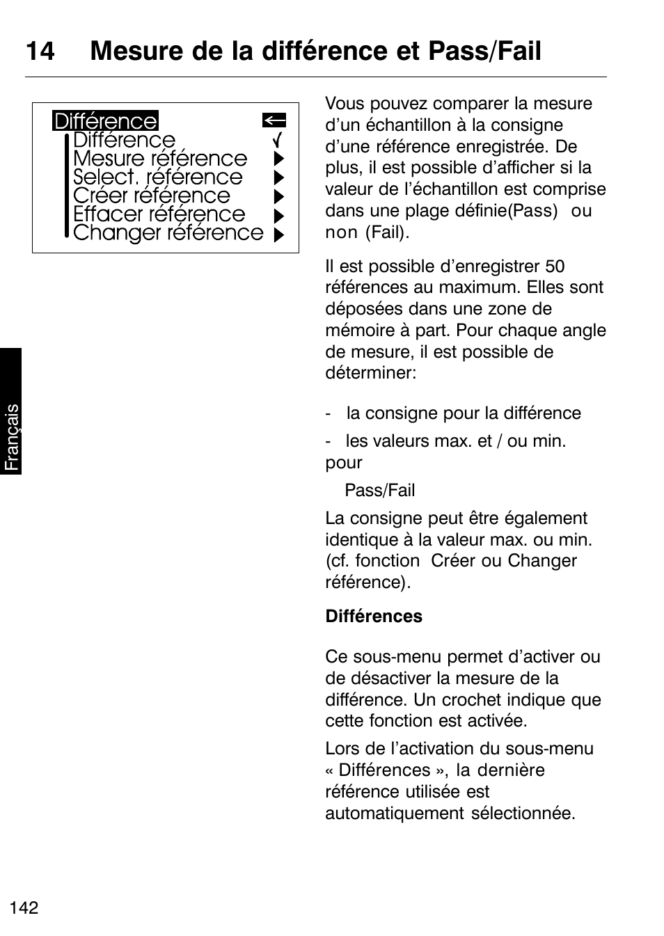 14 mesure de la différence et pass/fail | ALTANA Micro-TRI-Gloss μ User Manual | Page 143 / 174