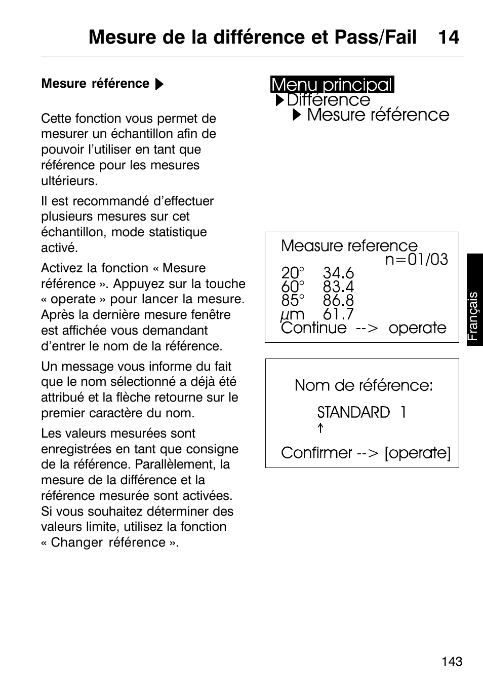 Mesure de la différence et pass/fail 14 | ALTANA Micro-TRI-Gloss μ User Manual | Page 144 / 174