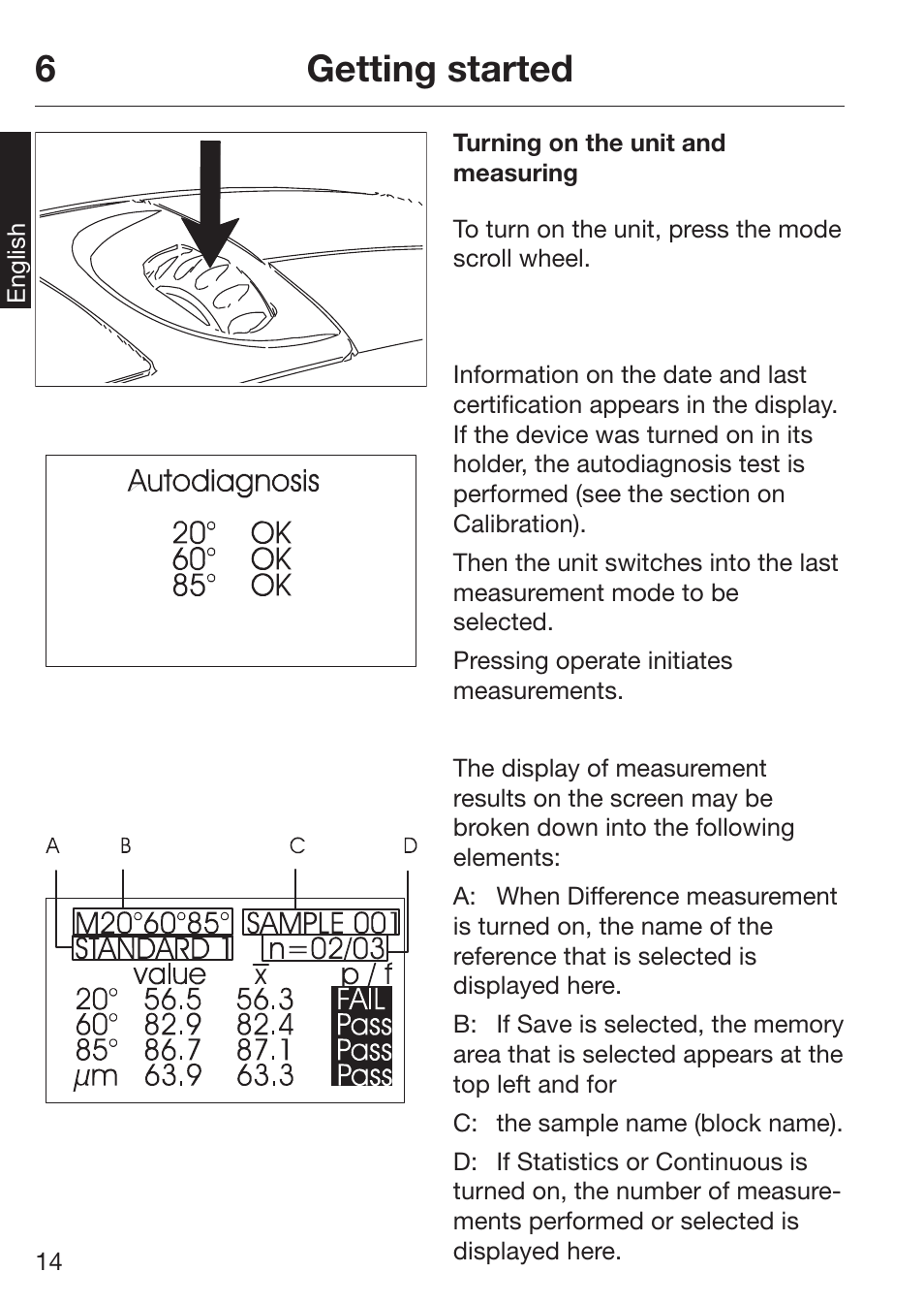 Etting¬started | ALTANA Micro-TRI-Gloss μ User Manual | Page 15 / 174