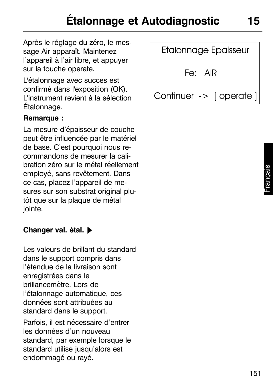 Étalonnage et autodiagnostic 15 | ALTANA Micro-TRI-Gloss μ User Manual | Page 152 / 174