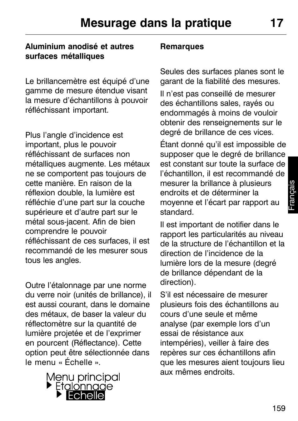 Mesurage dans la pratique 17 | ALTANA Micro-TRI-Gloss μ User Manual | Page 160 / 174