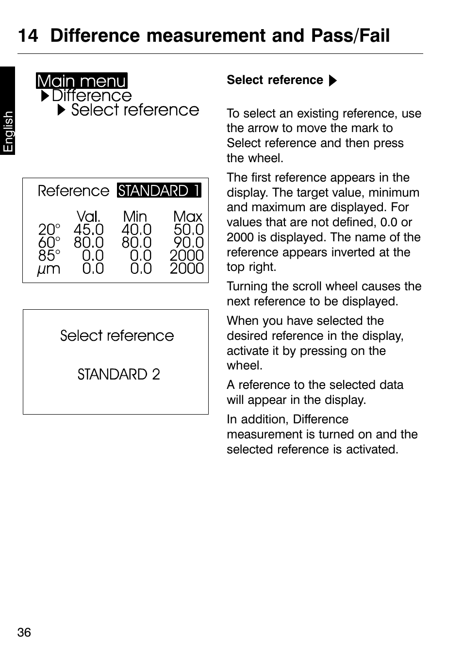 14 difference measurement and pass/fail | ALTANA Micro-TRI-Gloss μ User Manual | Page 37 / 174