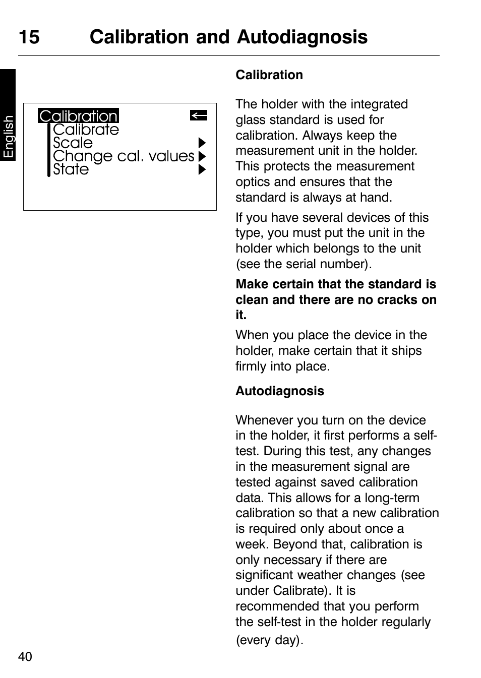 15 calibration and autodiagnosis | ALTANA Micro-TRI-Gloss μ User Manual | Page 41 / 174