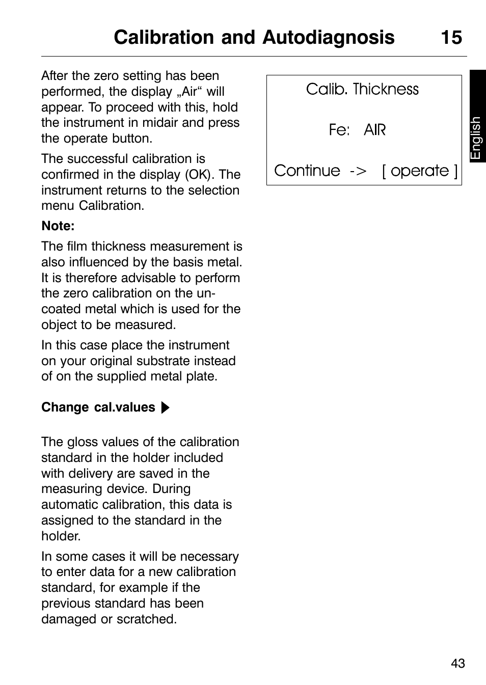 Calibration and autodiagnosis 15 | ALTANA Micro-TRI-Gloss μ User Manual | Page 44 / 174