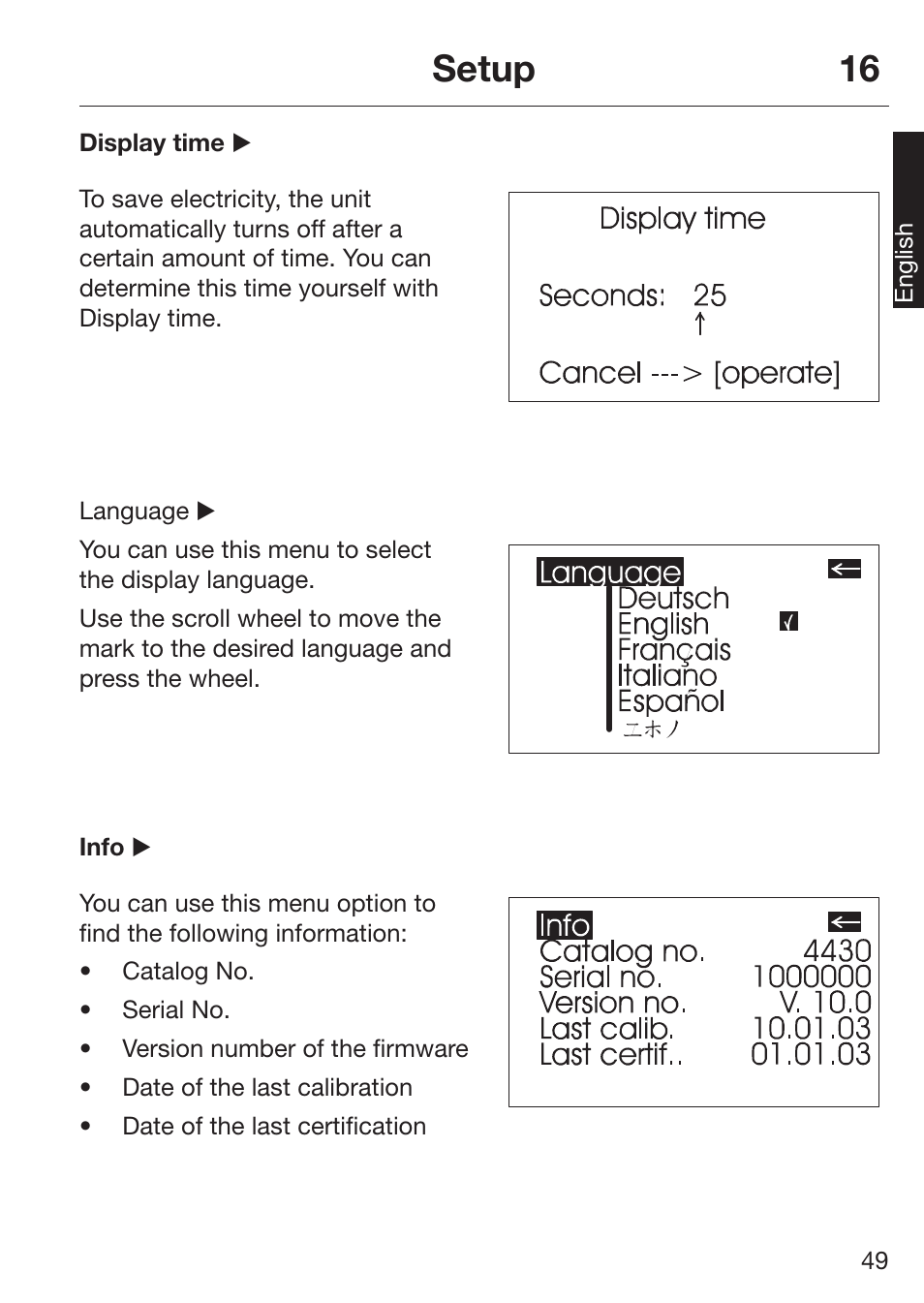 3etup | ALTANA Micro-TRI-Gloss μ User Manual | Page 50 / 174