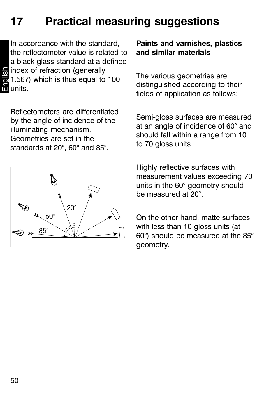 17 practical measuring suggestions | ALTANA Micro-TRI-Gloss μ User Manual | Page 51 / 174