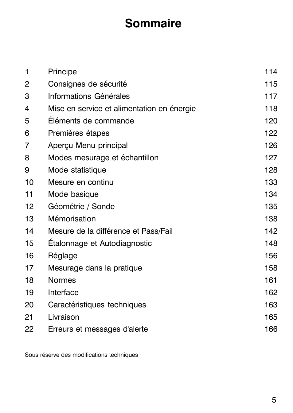 Sommaire | ALTANA Micro-TRI-Gloss μ User Manual | Page 6 / 174