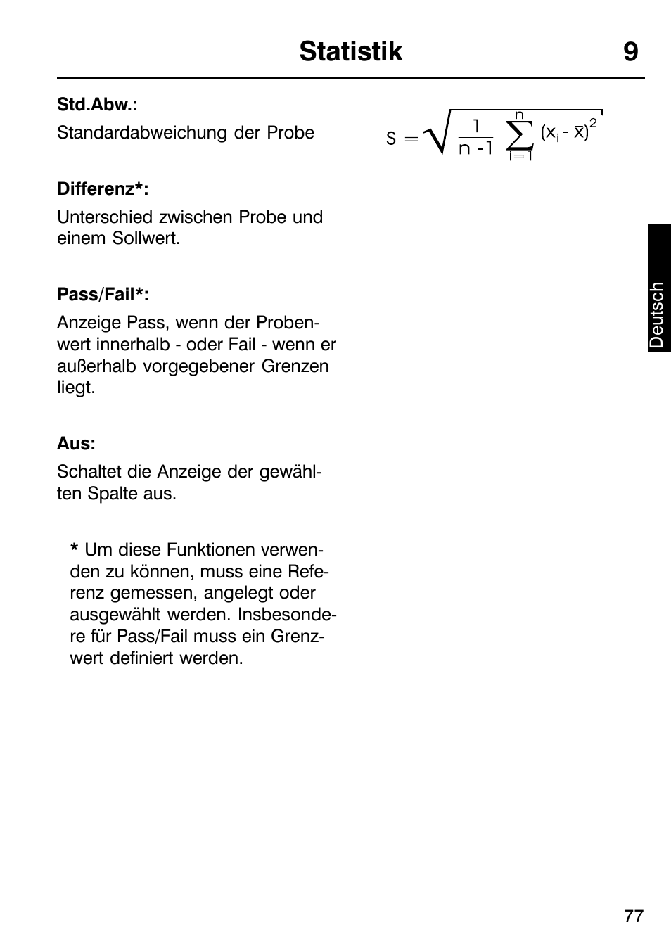Statistik 9 | ALTANA Micro-TRI-Gloss μ User Manual | Page 78 / 174