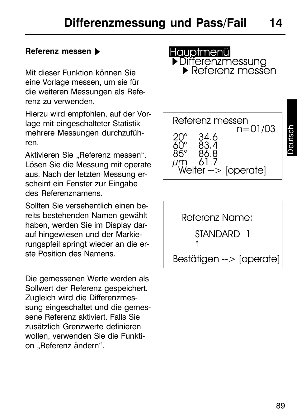 Differenzmessung und pass/fail 14 | ALTANA Micro-TRI-Gloss μ User Manual | Page 90 / 174