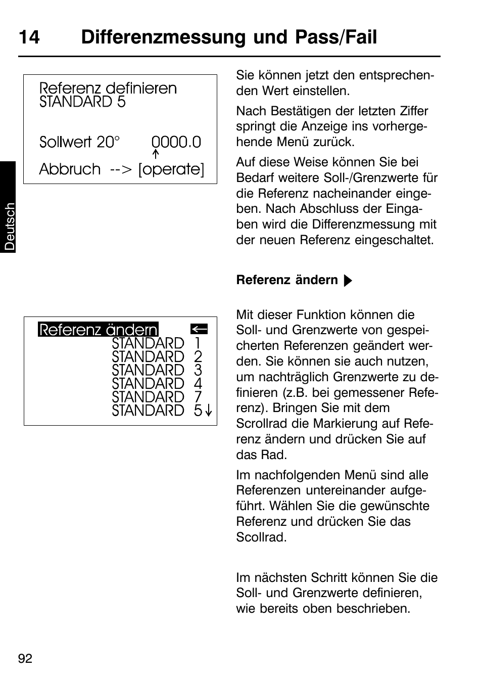 14 differenzmessung und pass/fail | ALTANA Micro-TRI-Gloss μ User Manual | Page 93 / 174