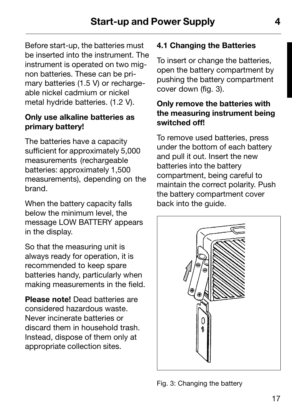 Start-up and power supply 4 | ALTANA Micro-Haze Plus User Manual | Page 18 / 116