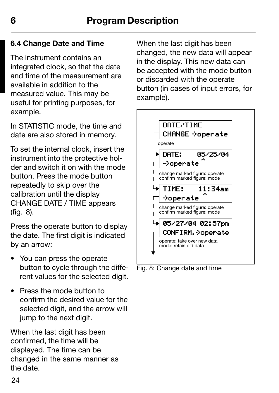 6program description | ALTANA Micro-Haze Plus User Manual | Page 25 / 116