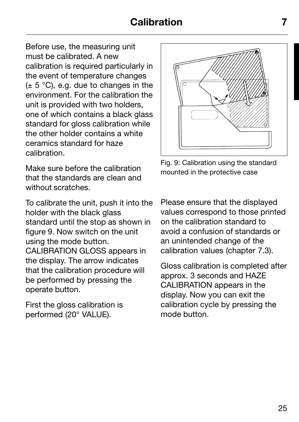 Calibration 7 | ALTANA Micro-Haze Plus User Manual | Page 26 / 116