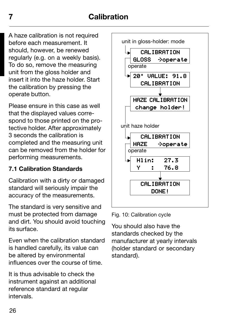7calibration | ALTANA Micro-Haze Plus User Manual | Page 27 / 116