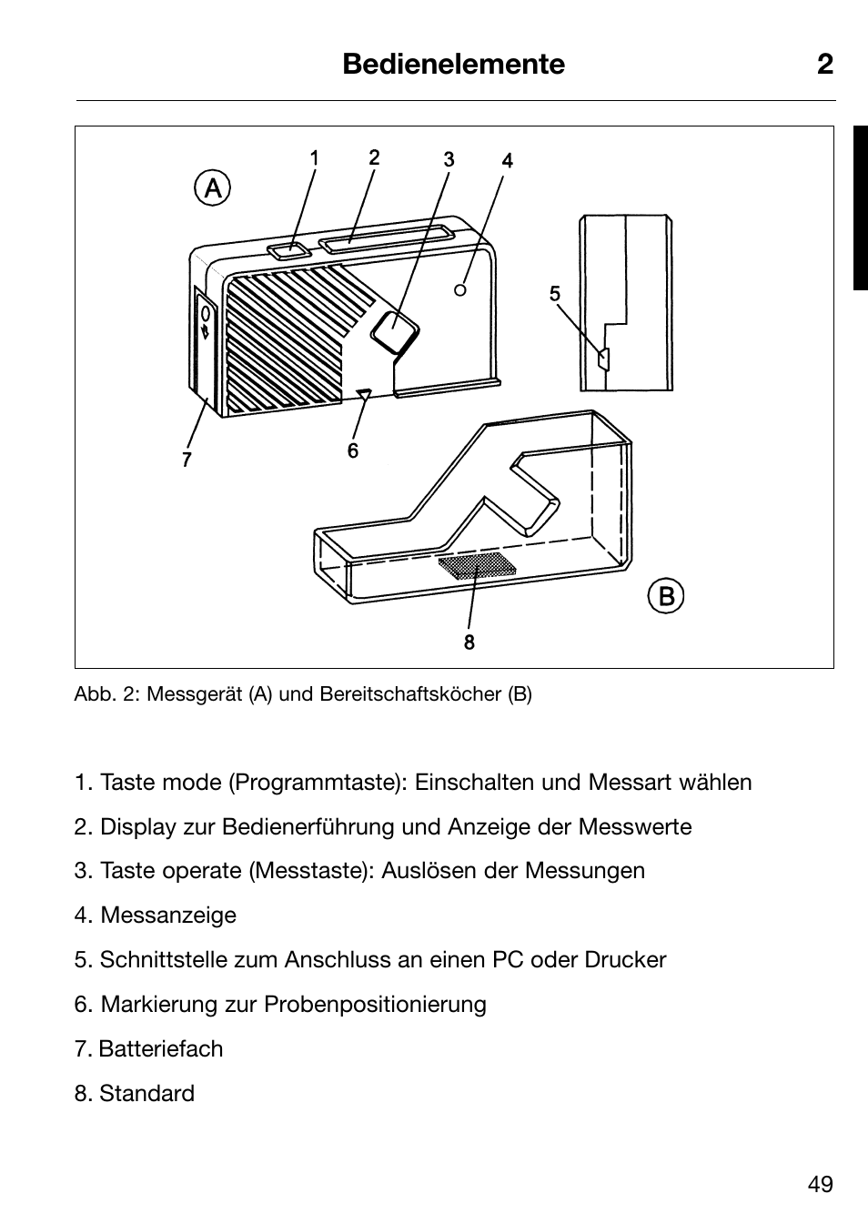 Bedienelemente 2 | ALTANA Micro-Haze Plus User Manual | Page 50 / 116