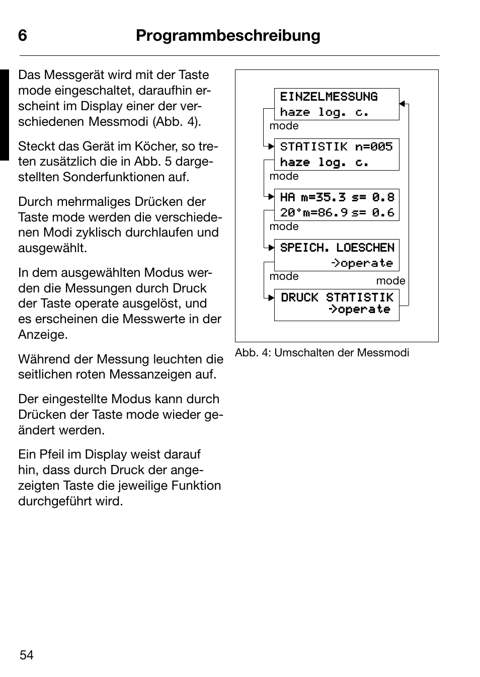 6programmbeschreibung | ALTANA Micro-Haze Plus User Manual | Page 55 / 116