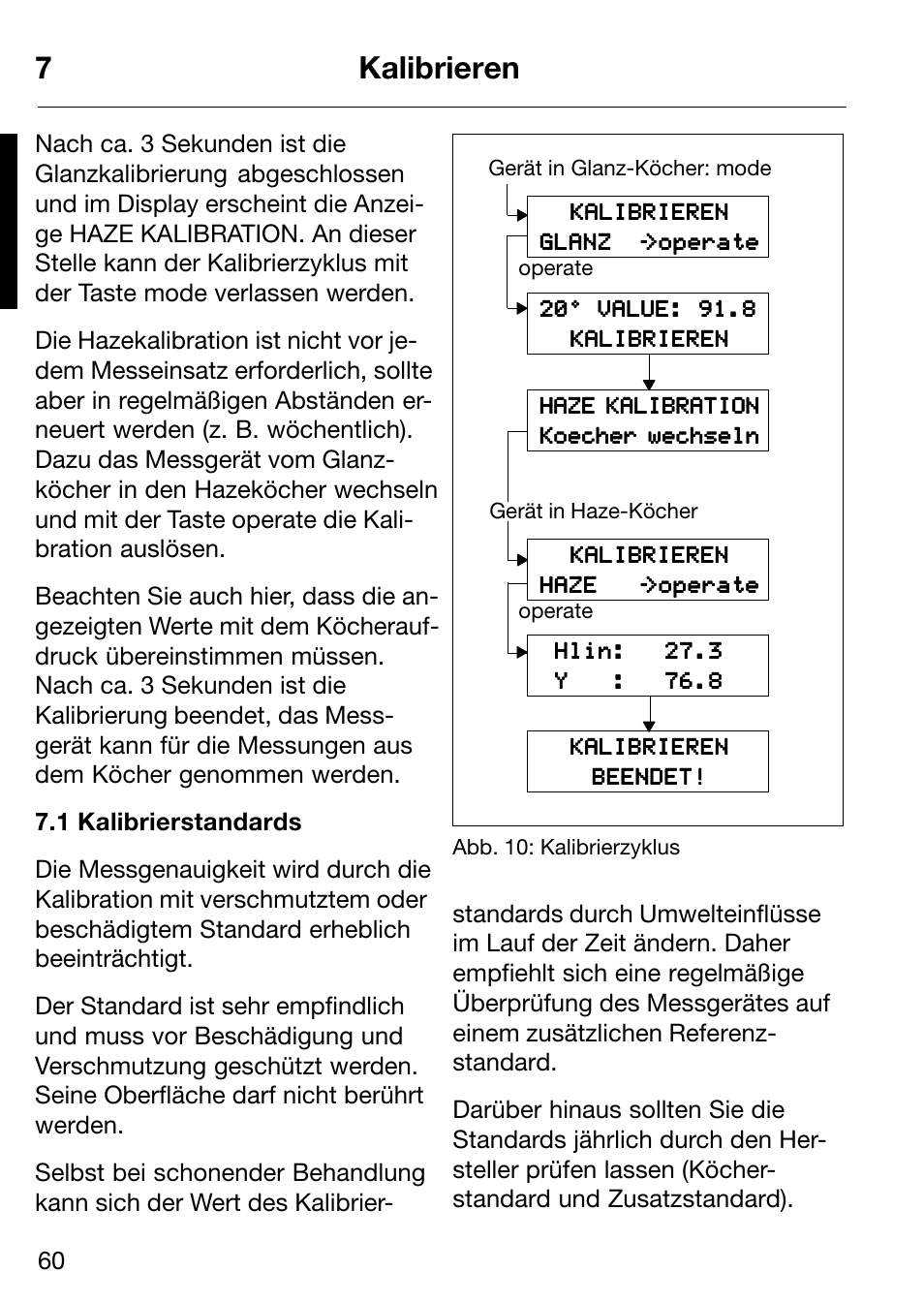 7kalibrieren | ALTANA Micro-Haze Plus User Manual | Page 61 / 116