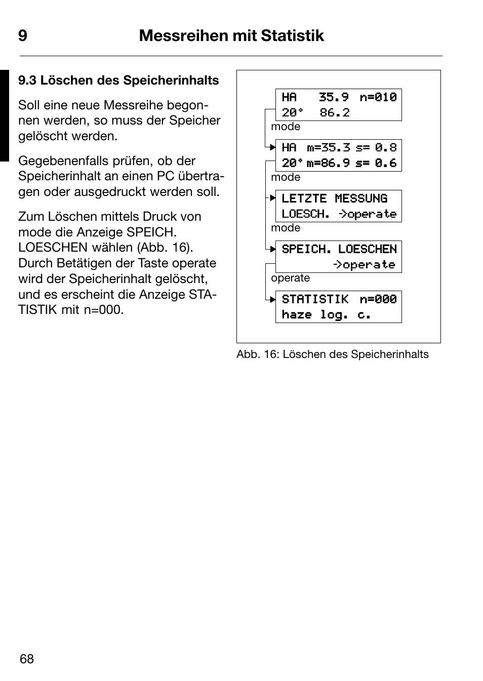 9messreihen mit statistik | ALTANA Micro-Haze Plus User Manual | Page 69 / 116