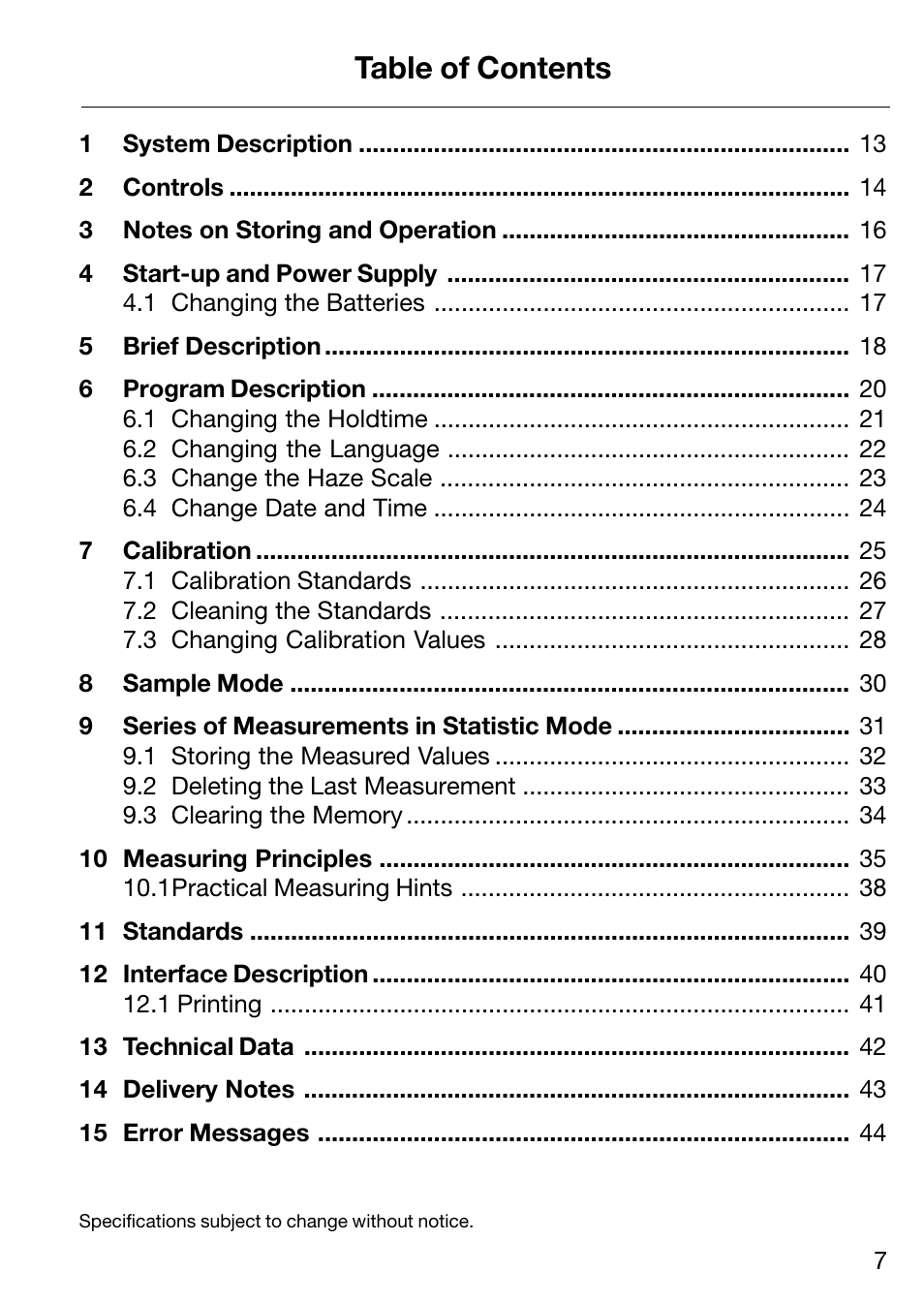 ALTANA Micro-Haze Plus User Manual | Page 8 / 116