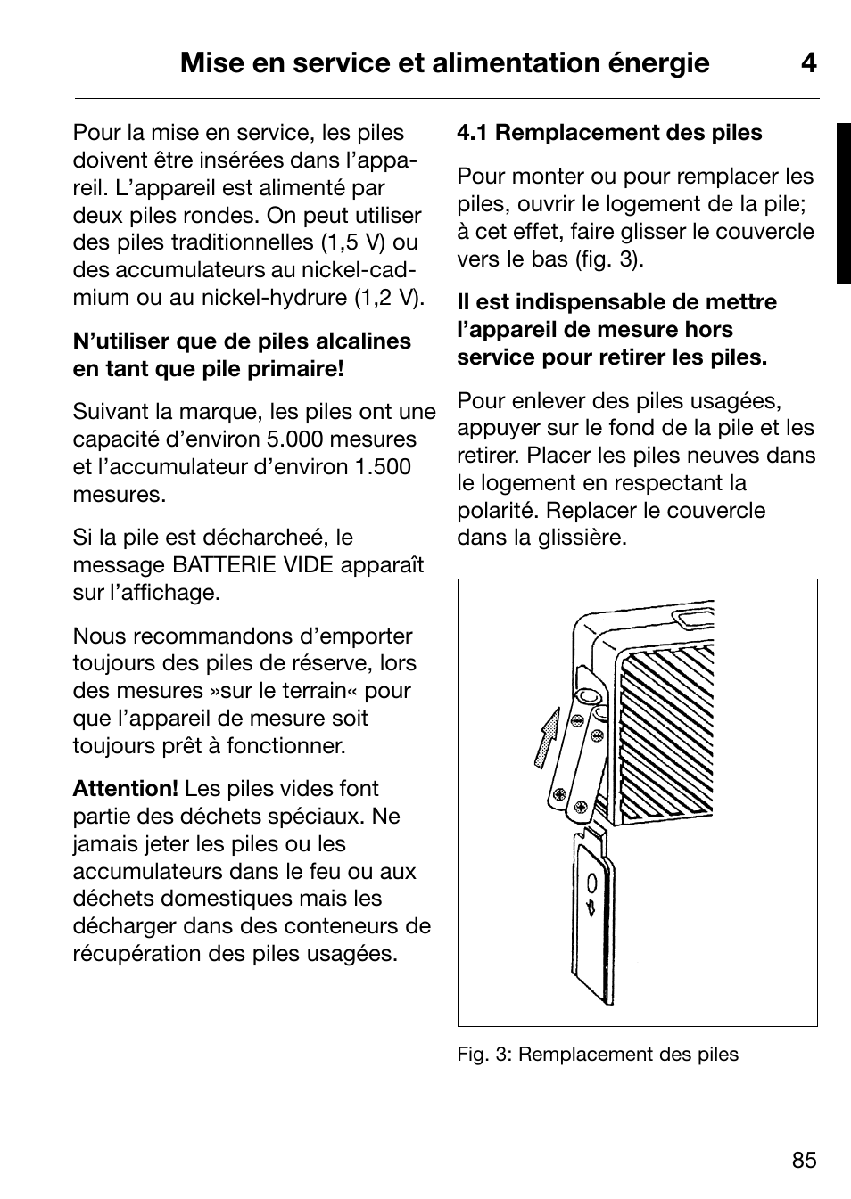 Mise en service et alimentation énergie 4 | ALTANA Micro-Haze Plus User Manual | Page 86 / 116