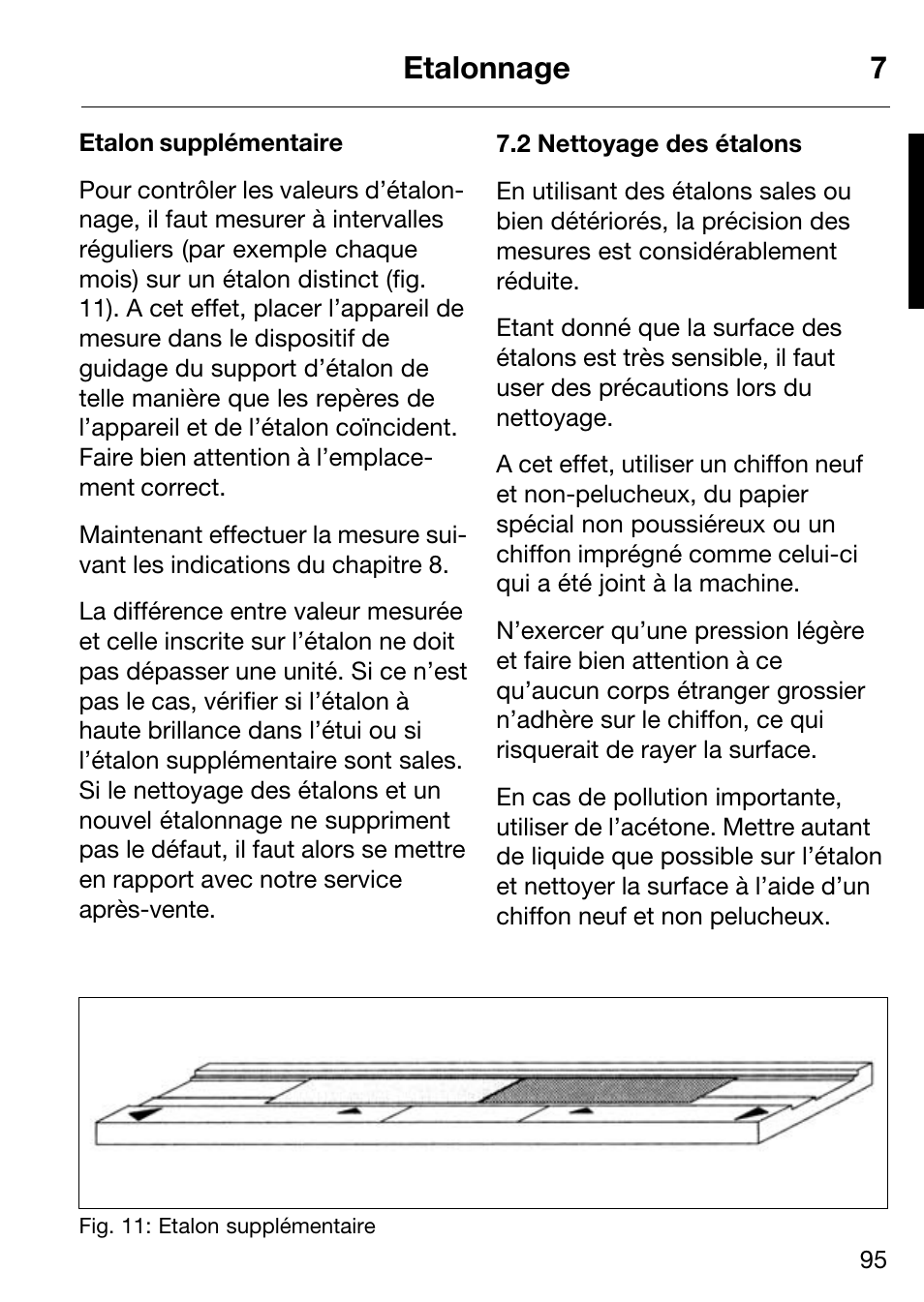 Etalonnage 7 | ALTANA Micro-Haze Plus User Manual | Page 96 / 116