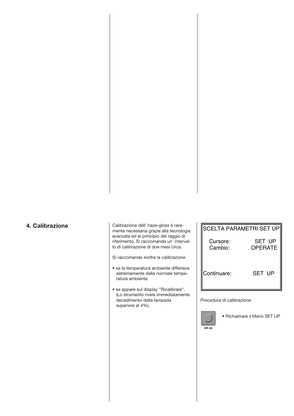 Calibrazione | ALTANA Haze-Gloss Manual User Manual | Page 106 / 128