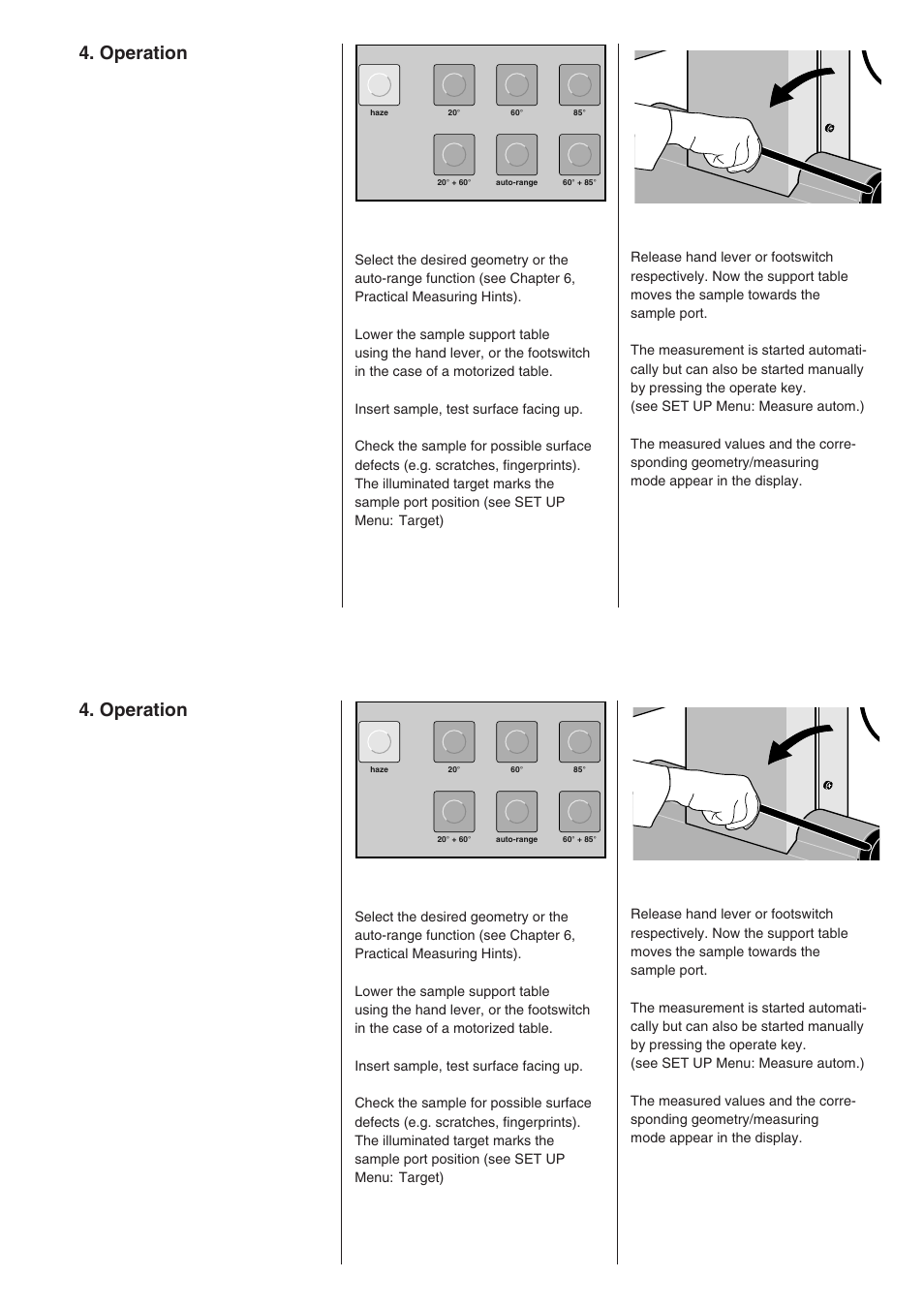 Operation | ALTANA Haze-Gloss Manual User Manual | Page 12 / 128