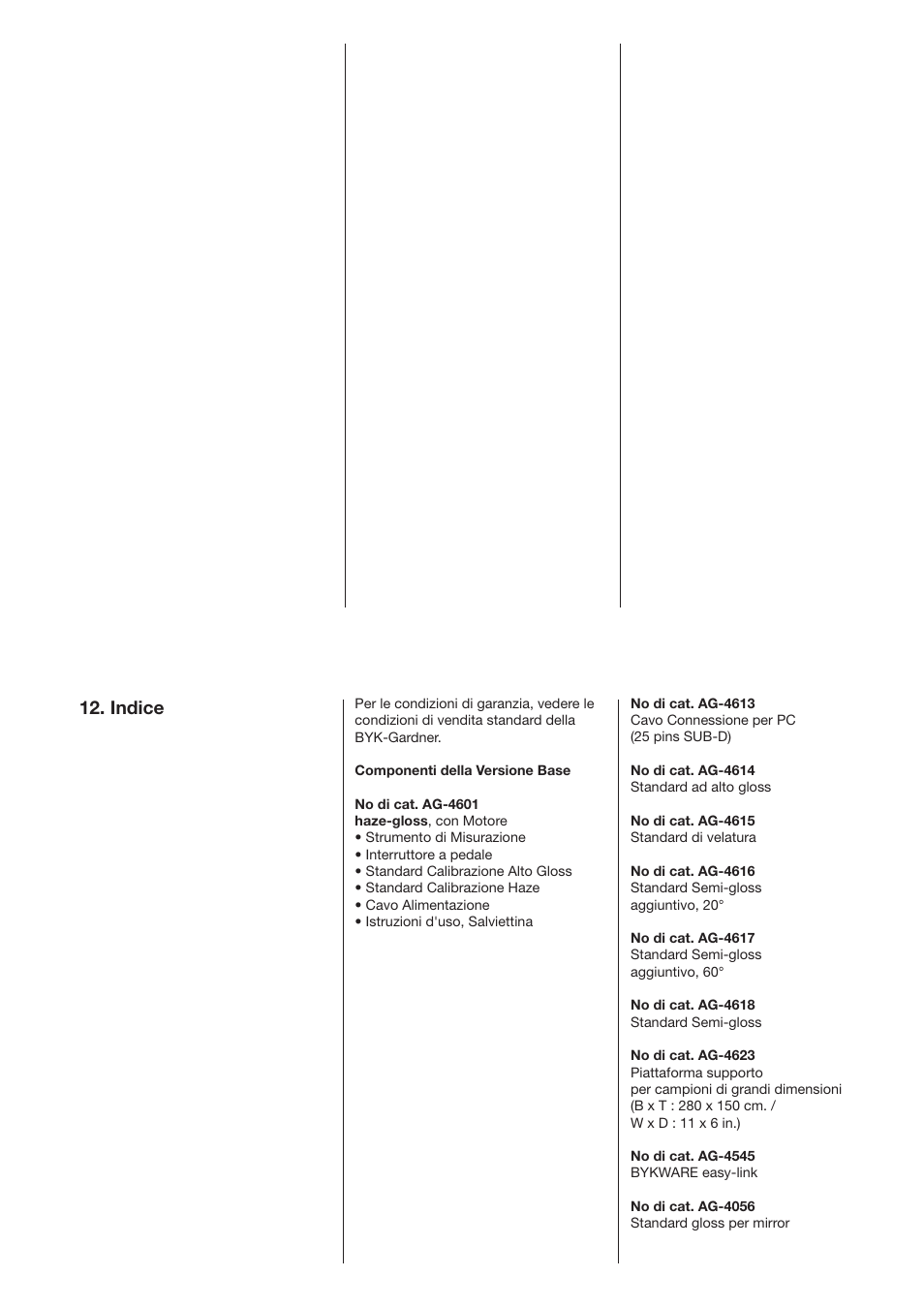 Indice | ALTANA Haze-Gloss Manual User Manual | Page 124 / 128