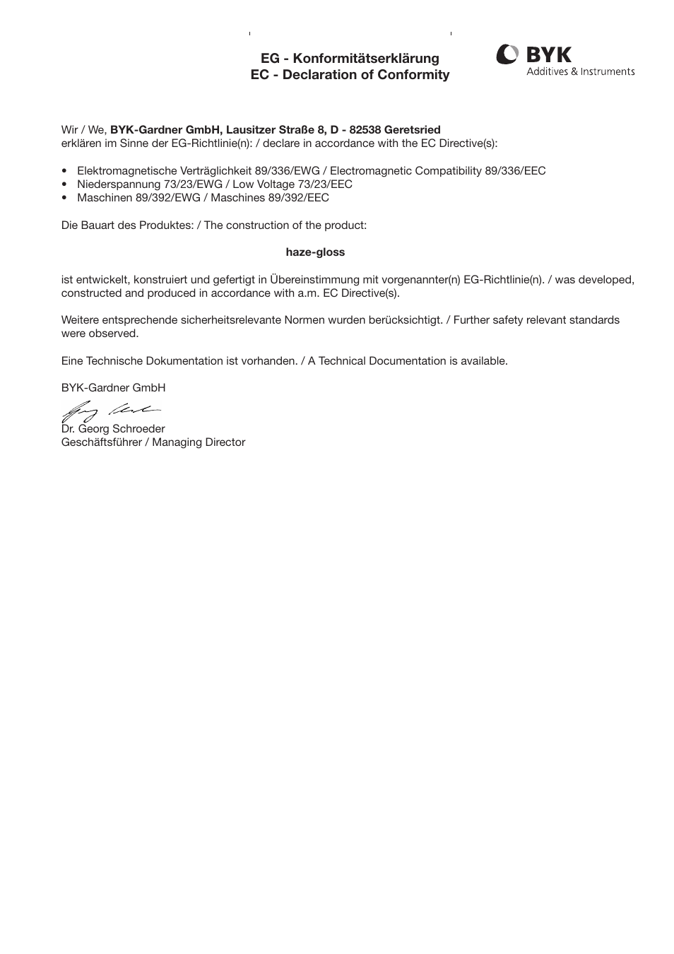ALTANA Haze-Gloss Manual User Manual | Page 125 / 128