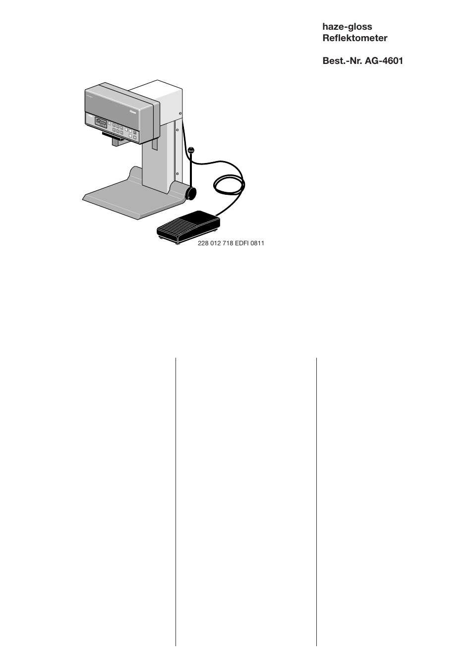Haze-gloss reflektometer best.-nr. ag-4601 | ALTANA Haze-Gloss Manual User Manual | Page 34 / 128