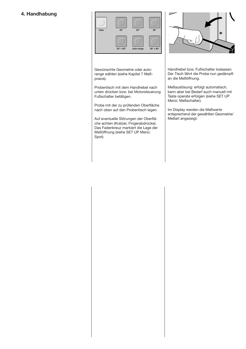 Handhabung | ALTANA Haze-Gloss Manual User Manual | Page 44 / 128