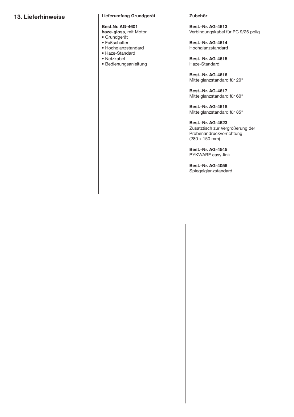 Lieferhinweise | ALTANA Haze-Gloss Manual User Manual | Page 63 / 128