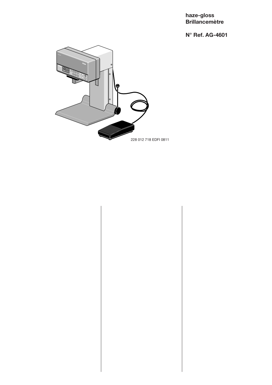 Haze-gloss brillancemètre n° ref. ag-4601 | ALTANA Haze-Gloss Manual User Manual | Page 66 / 128
