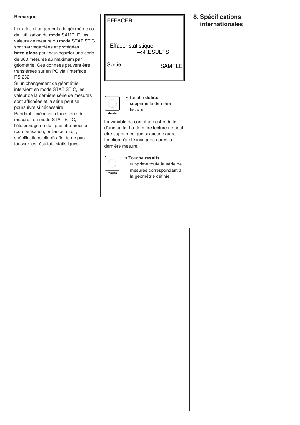 Spécifications internationales | ALTANA Haze-Gloss Manual User Manual | Page 87 / 128