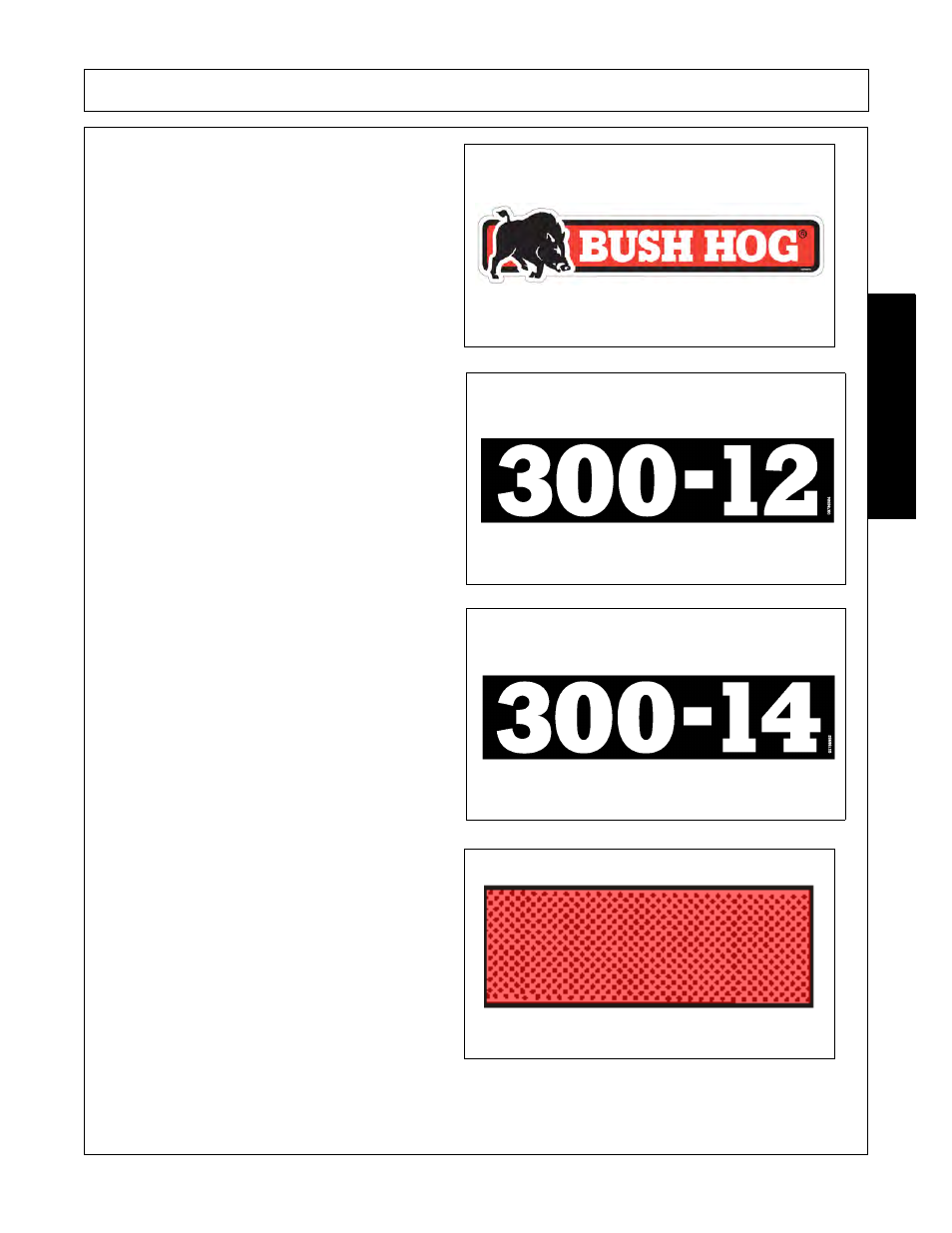 Safety | Bush Hog 300 User Manual | Page 17 / 62