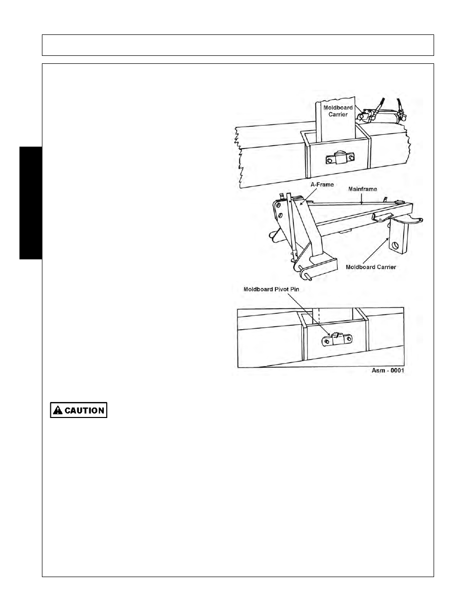 Assembly of moldboard to mainframe, Assembly of moldboard to mainframe -2, Assembly | Assembl y | Bush Hog 300 User Manual | Page 26 / 62