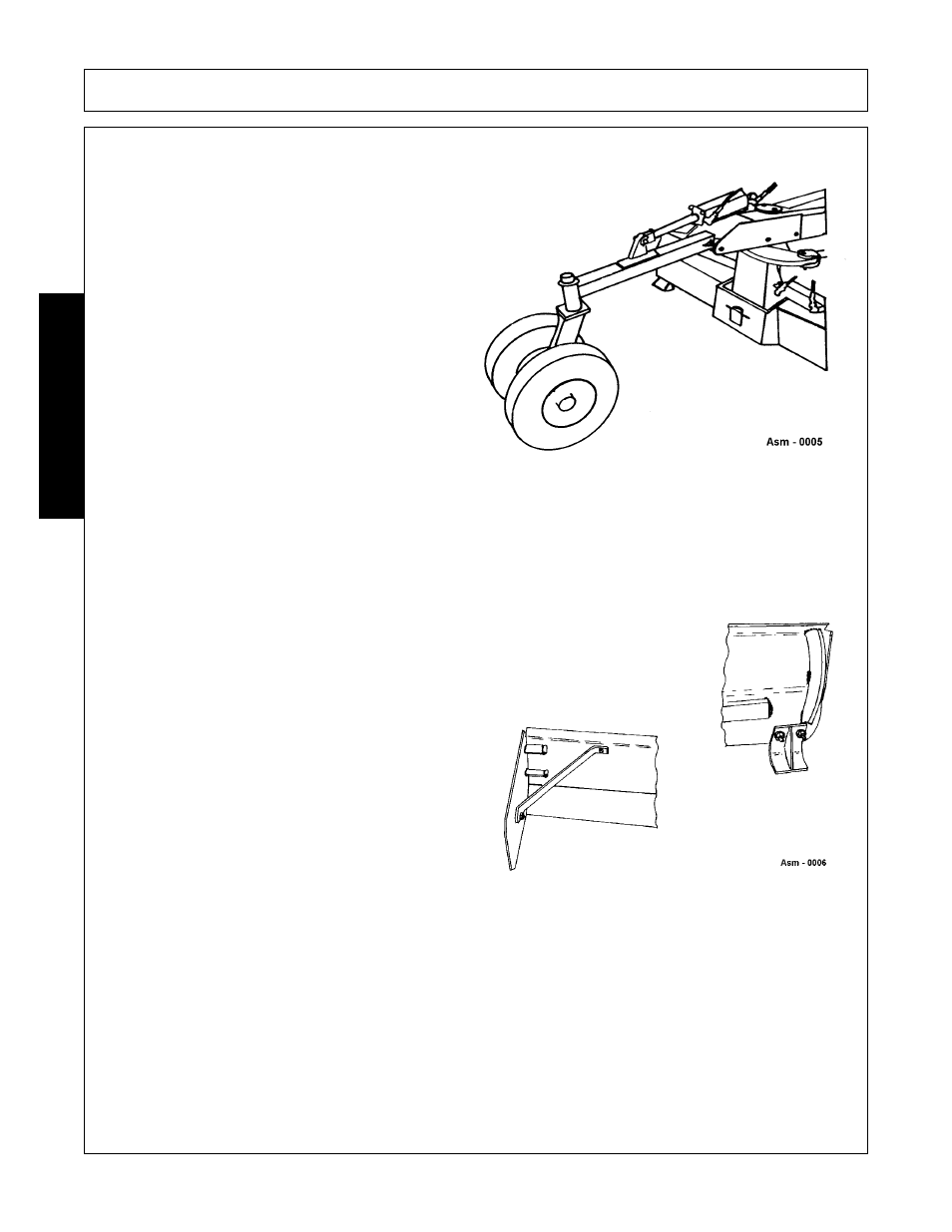 Gauge wheel (extra equipment), Assembly, Assembl y | Bush Hog 300 User Manual | Page 28 / 62