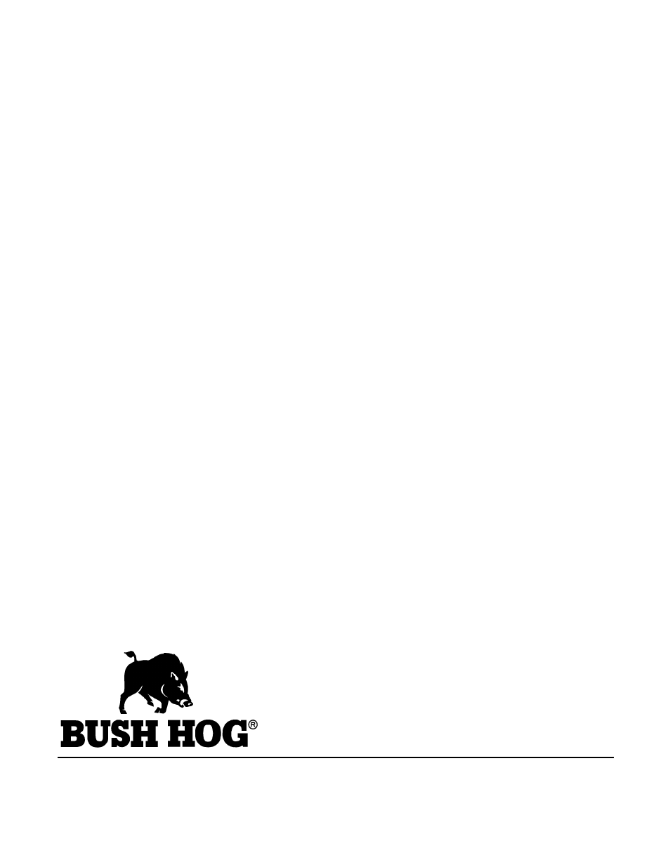 300 series, Rear mounted blade, 300 series rear mounted blade | Bush Hog 300 User Manual | Page 62 / 62