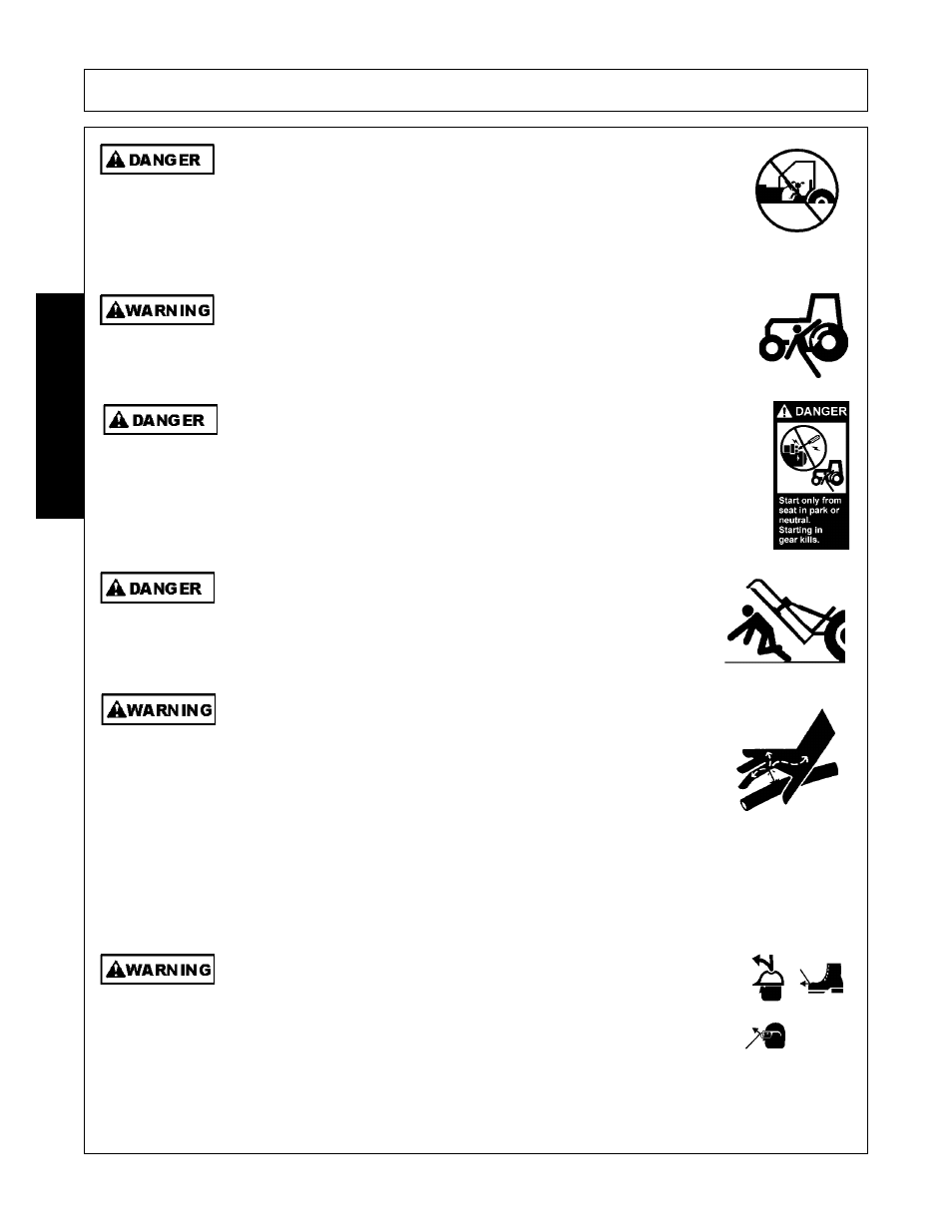 Safety | Bush Hog 300 User Manual | Page 8 / 62