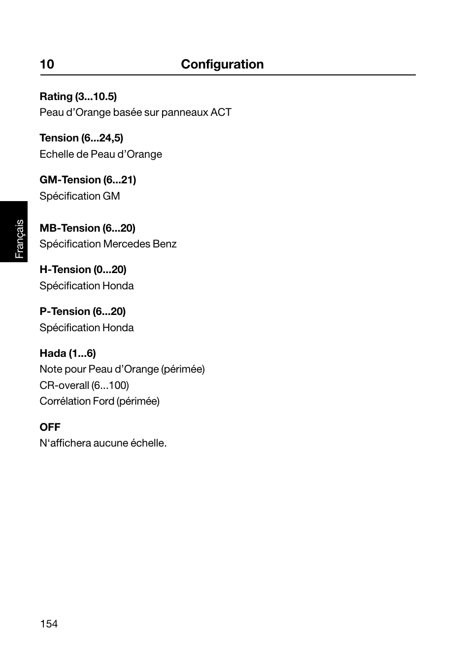 10 configuration | ALTANA Wave-Scan II User Manual | Page 155 / 188