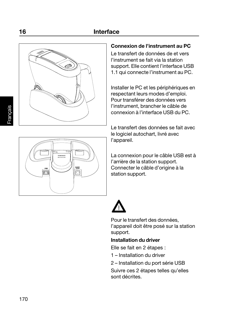 16 interface | ALTANA Wave-Scan II User Manual | Page 171 / 188