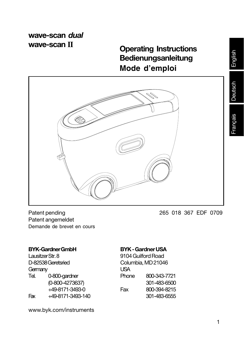 ALTANA Wave-Scan II User Manual | Page 2 / 188