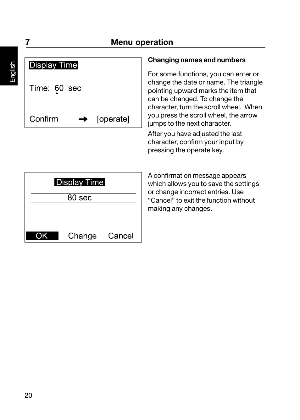 7menu operation | ALTANA Wave-Scan II User Manual | Page 21 / 188