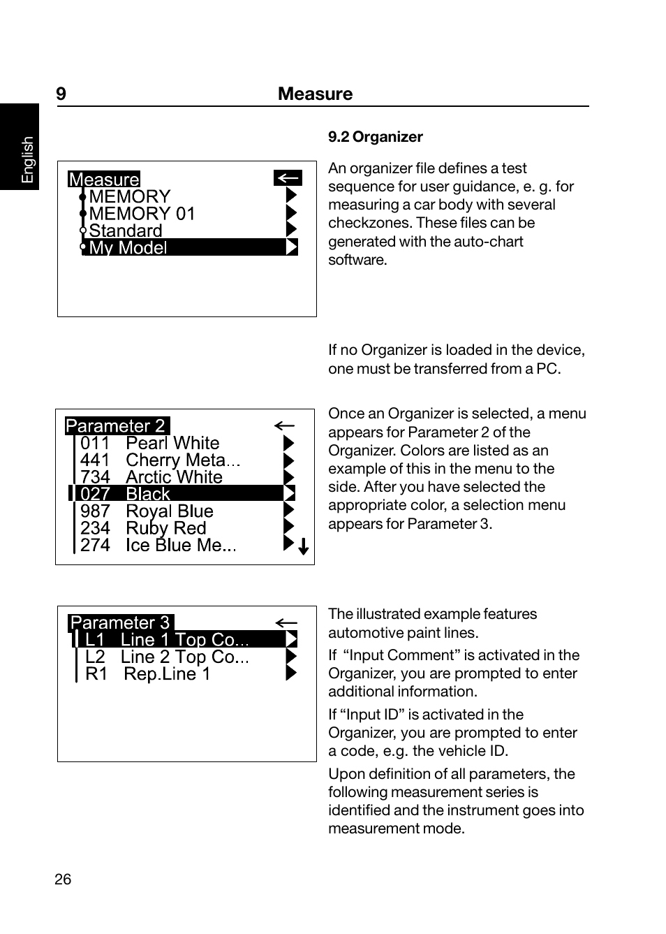 9measure | ALTANA Wave-Scan II User Manual | Page 27 / 188