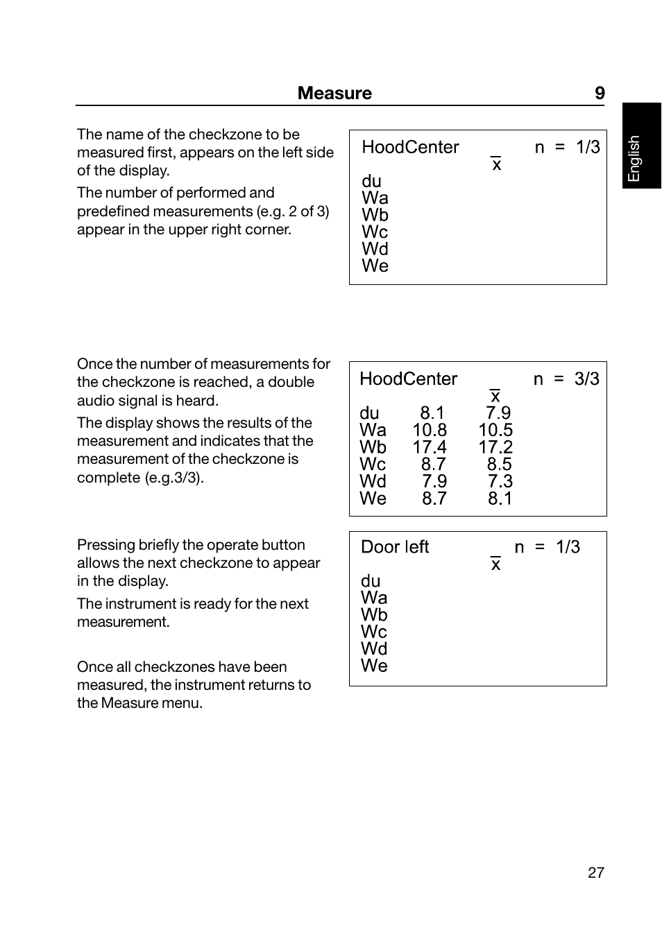 Measure 9 | ALTANA Wave-Scan II User Manual | Page 28 / 188
