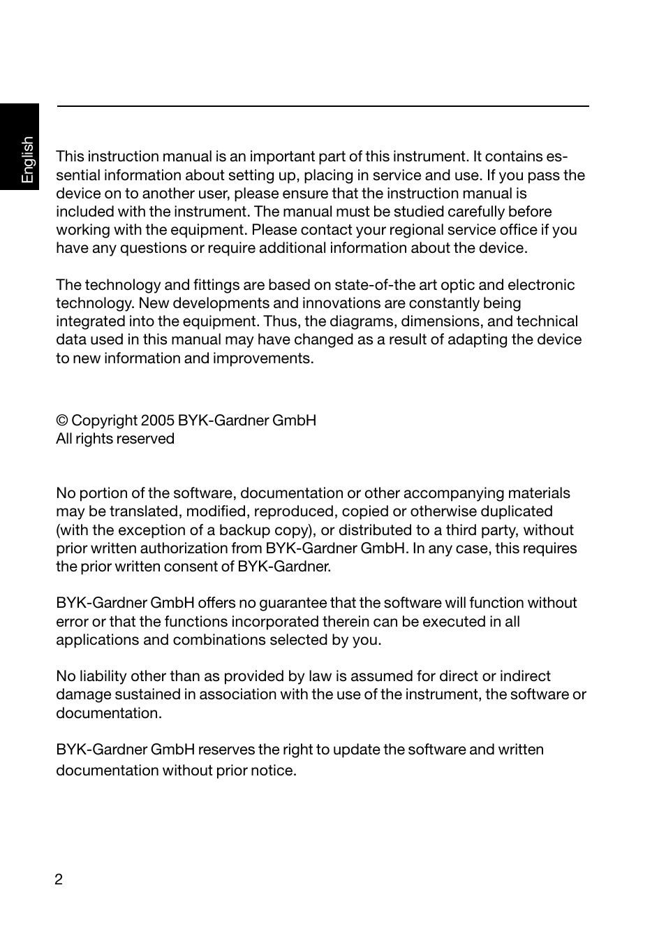 ALTANA Wave-Scan II User Manual | Page 3 / 188