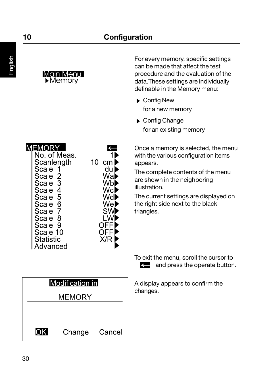 10 configuration | ALTANA Wave-Scan II User Manual | Page 31 / 188